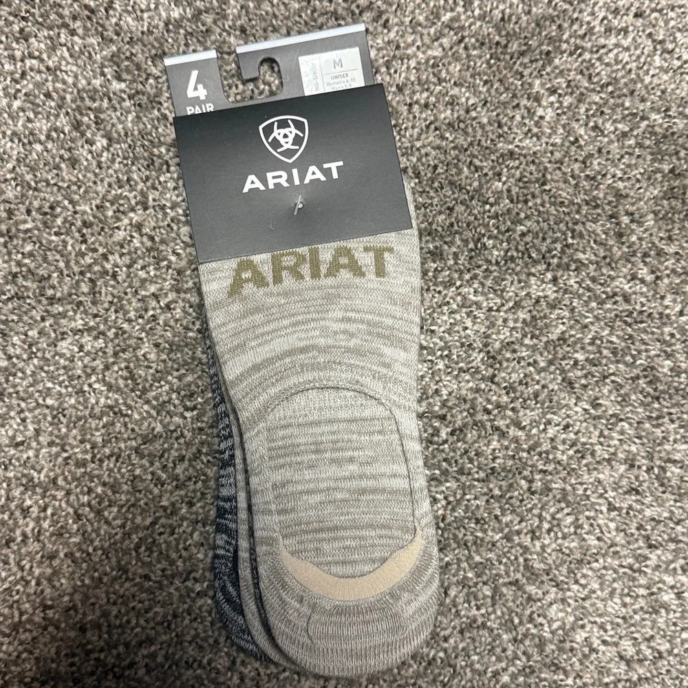 NEW Ariat no-show socks 4pack - Picture 5 of 7